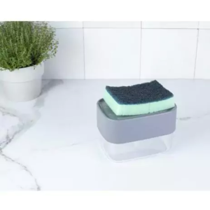 DISPENSER DE DETERGENTE PORTA ESPONJA TRIUM
