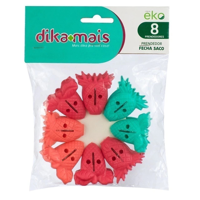 PRENDEDORES DE FRUTINHAS PARA SACOS DE ALIMENTOS DIKA MAIS PRENDEDORES DE FRUTINHAS PARA SACOS DE ALIMENTOS DIKA MAIS