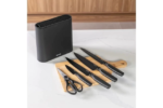 JOGO GOURMET DE FACAS COM SUPORTE BRINOX
