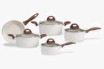 JOGO DE PANELAS LINHA CERAMIC LIFE 5 PEÇAS BRINOX - VANILLA